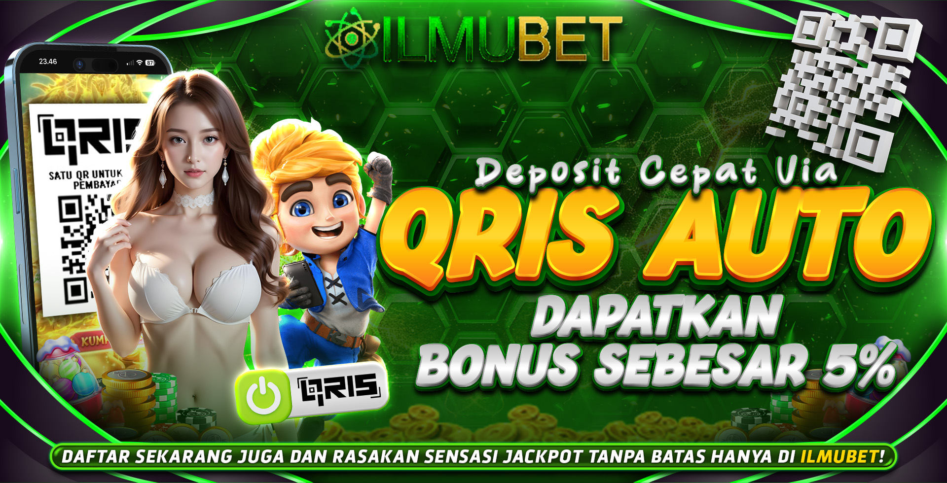 DEPOSIT QRIS DAPAT BONUS 5%